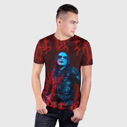 Мужская футболка 3D Slim Cradle Of Filth: Dani Filth - фото 2