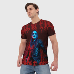 Мужская футболка 3D Cradle Of Filth: Dani Filth - фото 2