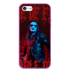 Чехол для iPhone 5/5S матовый Cradle Of Filth: Dani Filth