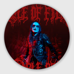 Круглый коврик для мышки Cradle Of Filth: Dani Filth