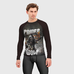 Мужской рашгард 3D Powerwolf: werewolf - фото 2