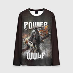 Мужской лонгслив 3D Powerwolf: werewolf