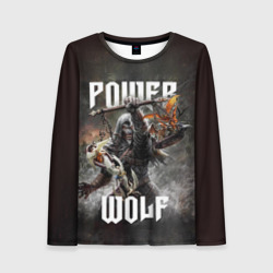 Женский лонгслив 3D Powerwolf: werewolf