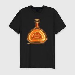 Мужская футболка хлопок Slim Cognac