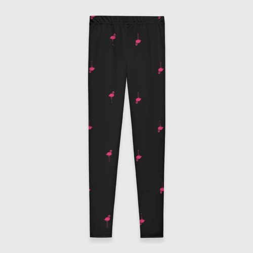 Леггинсы 3D Розовый фламинго патерн - фото 2