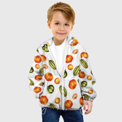 Детская куртка 3D Разноцветные тыквы - паттерн - фото 2