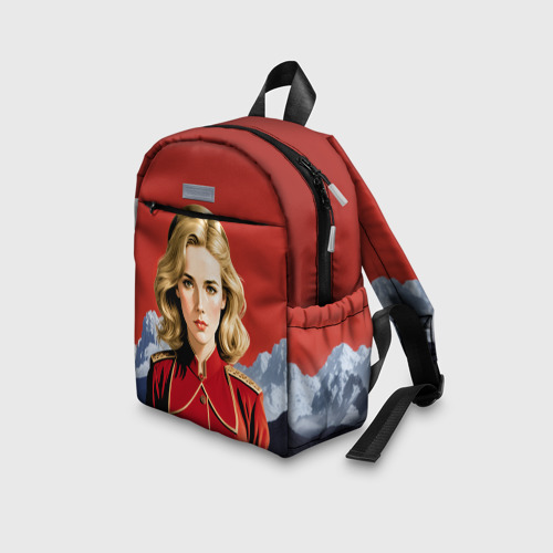 Детский рюкзак 3D Девушка в красной униформе - фото 5