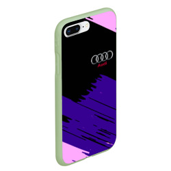 Чехол для iPhone 7Plus/8 Plus матовый Audi stripes - фото 2