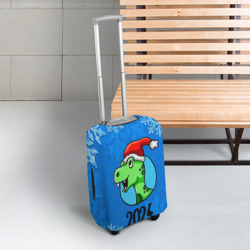 Чехол для чемодана 3D Год зеленого дракона - фото 2