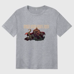 Женская футболка хлопок Oversize Пришло время русов