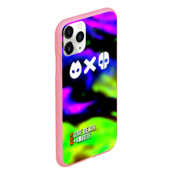 Чехол для iPhone 11 Pro Max матовый Love Death and Robots flame - фото 2