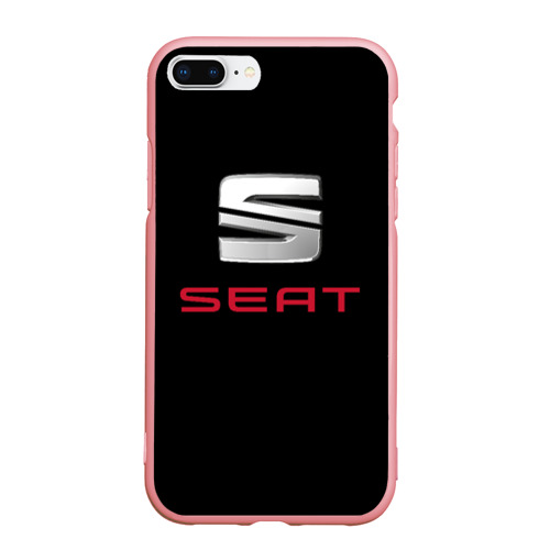 Чехол для iPhone 7Plus/8 Plus матовый Seat auto, цвет баблгам