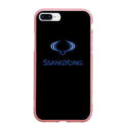 Чехол для iPhone 7Plus/8 Plus матовый Ssang Yong auto