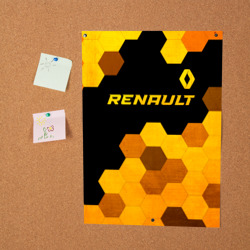 Постер Renault - gold gradient: символ сверху - фото 2