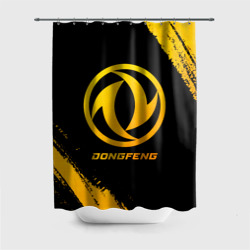 Штора 3D для ванной Dongfeng - gold gradient