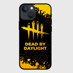 Чехол для iPhone 13 mini Dead by Daylight - gold gradient