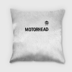 Подушка 3D Motorhead glitch на светлом фоне: символ сверху