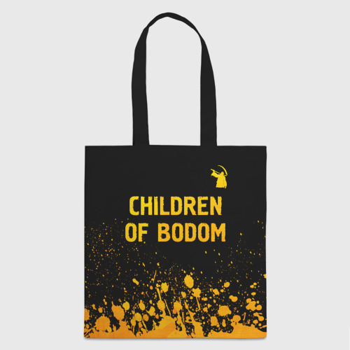 Шоппер 3D Children of Bodom - gold gradient: символ сверху