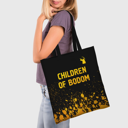Шоппер 3D Children of Bodom - gold gradient: символ сверху - фото 3