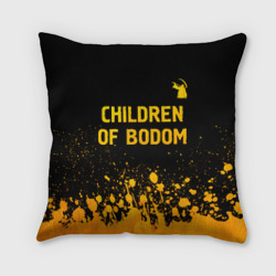 Подушка 3D Children of Bodom - gold gradient: символ сверху