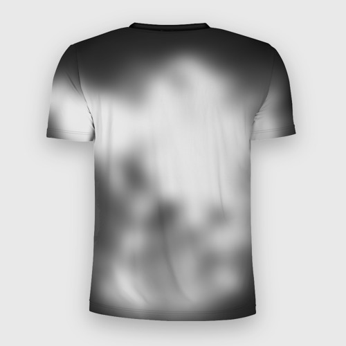 Мужская футболка 3D Slim с принтом Half life 3 black, вид сзади #1