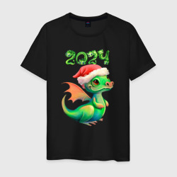 Мужская футболка хлопок Дракончик 2024