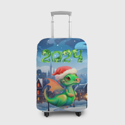 Чехол для чемодана 3D Милый дракончик 2024