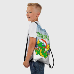 Рюкзак-мешок 3D Милый дракончик 2024 год - фото 2