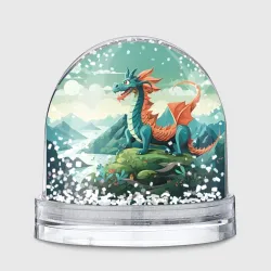 Игрушка Снежный шар Сказочный дракон