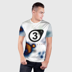 Мужская футболка 3D Slim Half life freeman  - фото 2