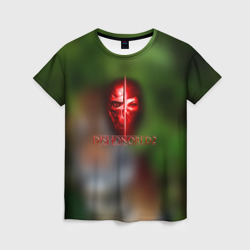 Женская футболка 3D Dishonored stels