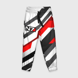 Детские брюки 3D Mass effect - white uniform n7