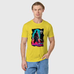 Мужская футболка хлопок Мечник с катанами - фото 2