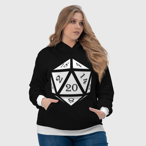 Женская толстовка 3D D20, цвет 3D печать - фото 6