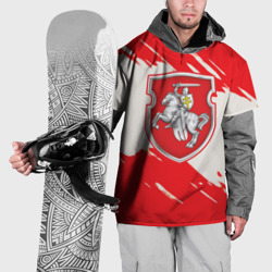 Накидка на куртку 3D Belarus герб краски