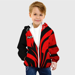 Детская куртка 3D Mass effect - n7 - черный и красный - фото 2