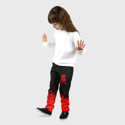 Детские брюки 3D Rainbow Six красные краски - фото 2