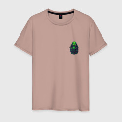Зелёный Ктулху  – Мужская футболка хлопок с принтом купить со скидкой в -20%