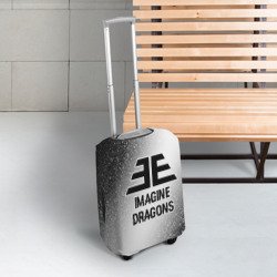 Чехол для чемодана 3D Imagine Dragons glitch на светлом фоне - фото 2
