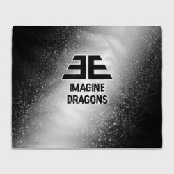 Плед 3D Imagine Dragons glitch на светлом фоне