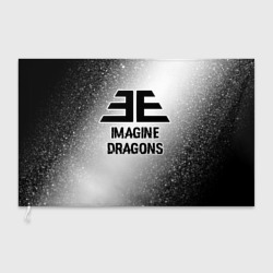 Флаг 3D Imagine Dragons glitch на светлом фоне