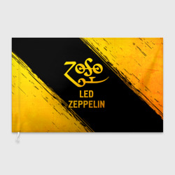 Флаг 3D Led Zeppelin - gold gradient