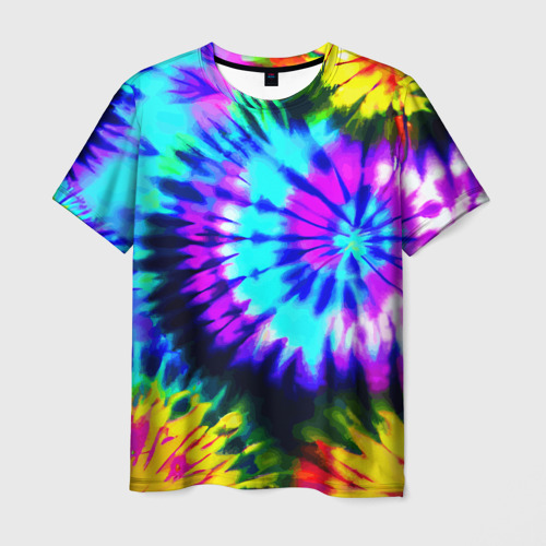 Мужская футболка 3D Abstraction colorful composition, цвет 3D печать