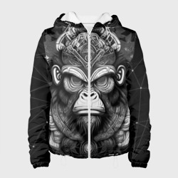 Женская куртка 3D Кинг Конг  король обезьян на фоне созвездия 