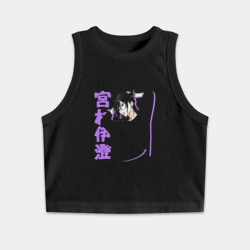 Женская укороченная майка-топ хлопок Изуми - Хоримия