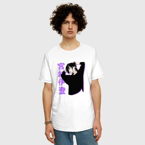 Мужская футболка хлопок Oversize с принтом Изуми - Хоримия, фото на моделе #1