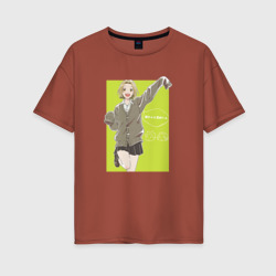 Женская футболка хлопок Oversize Юки - Хоримия