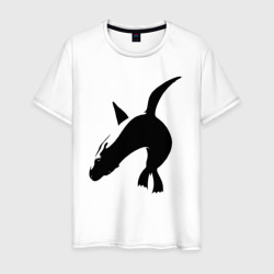 Морской котик плавает – Мужская футболка хлопок с принтом купить со скидкой в -20%