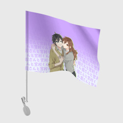 Флаг для автомобиля Хори и Миямура