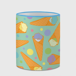 Кружка с полной запечаткой разноцветные шарики мороженого - фото 2